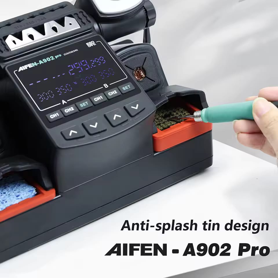 AIFEN A902 Soldering Station – Compatible with C210, C115 & C245 Tips
