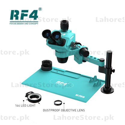 RF 6565PRO-FO19 Trinocular Stereo Microscope for Laboratory & Industrial Inspection