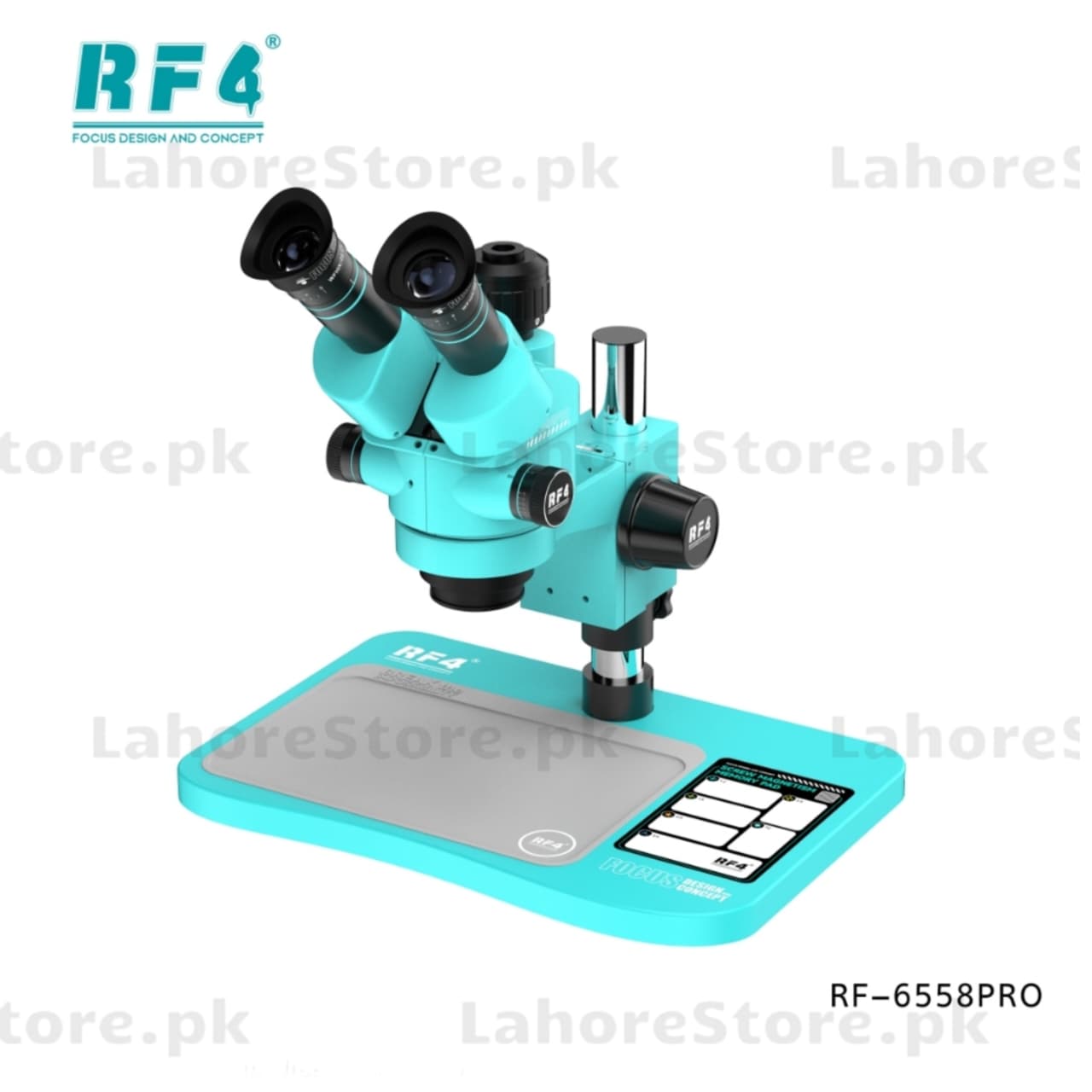 RF 6558 PRO Trinocular Stereo Microscope for Laboratory & Industrial Inspection