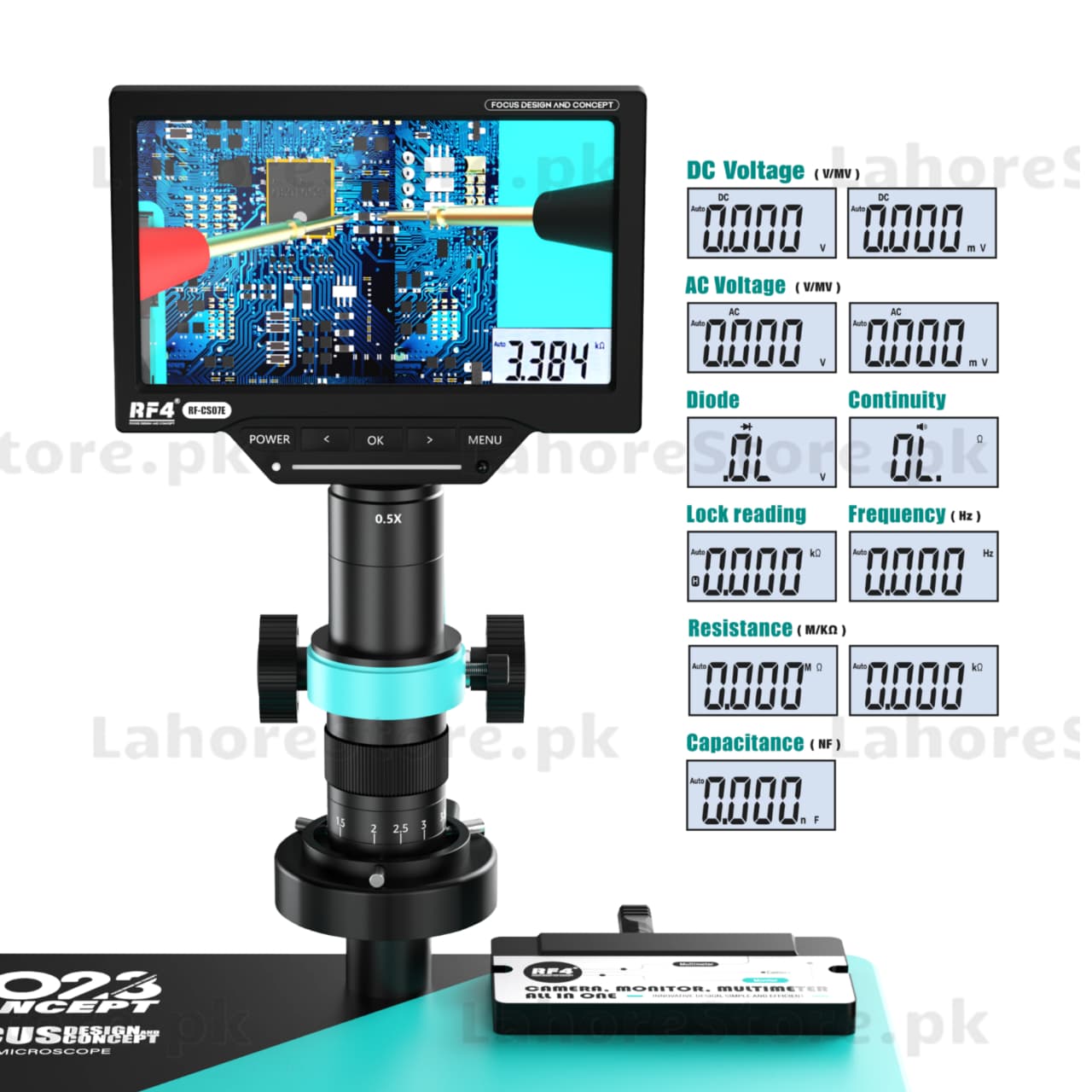 RF 50M Digital & Display Microscope for Laboratory & Industrial Use