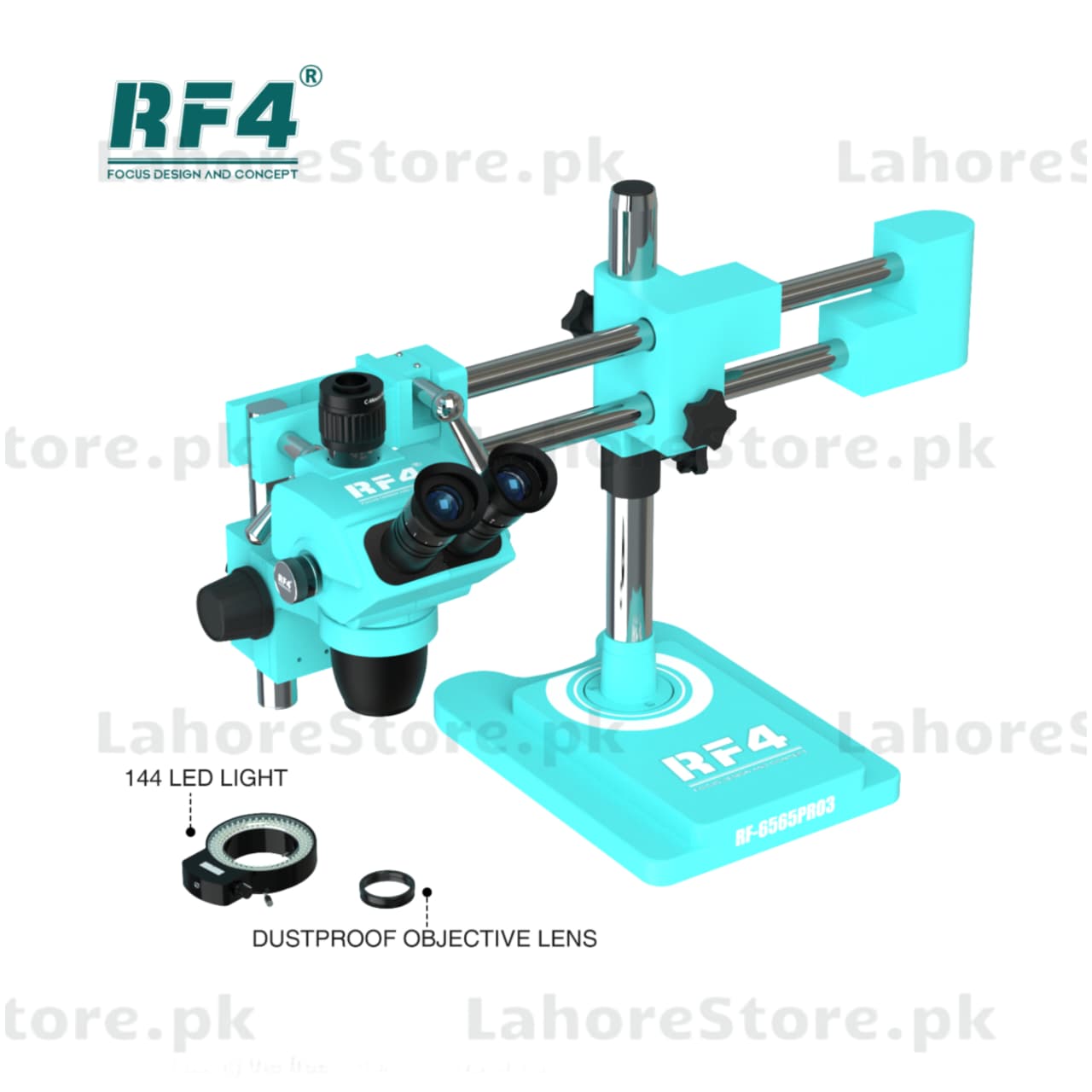 RF 6565PRO3 Trinocular Stereo Microscope for Laboratory & Industrial Inspection