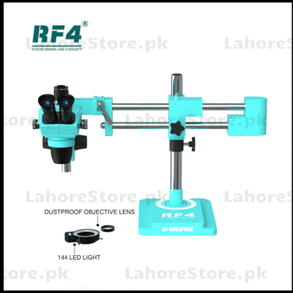 RF 6565PRO3 Trinocular Stereo Microscope for Laboratory & Industrial Inspection