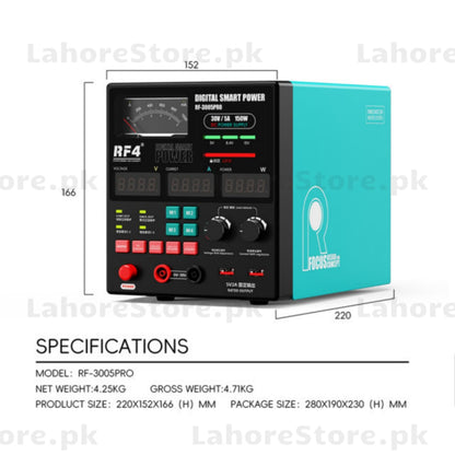 RF 3005PRO Programmable DC Power Supply – 30V 5A Digital Bench Power Supply | LahoreStore