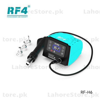 RF H6 Hot Air Rework Station – Digital Temperature & Airflow Control | LahoreStore