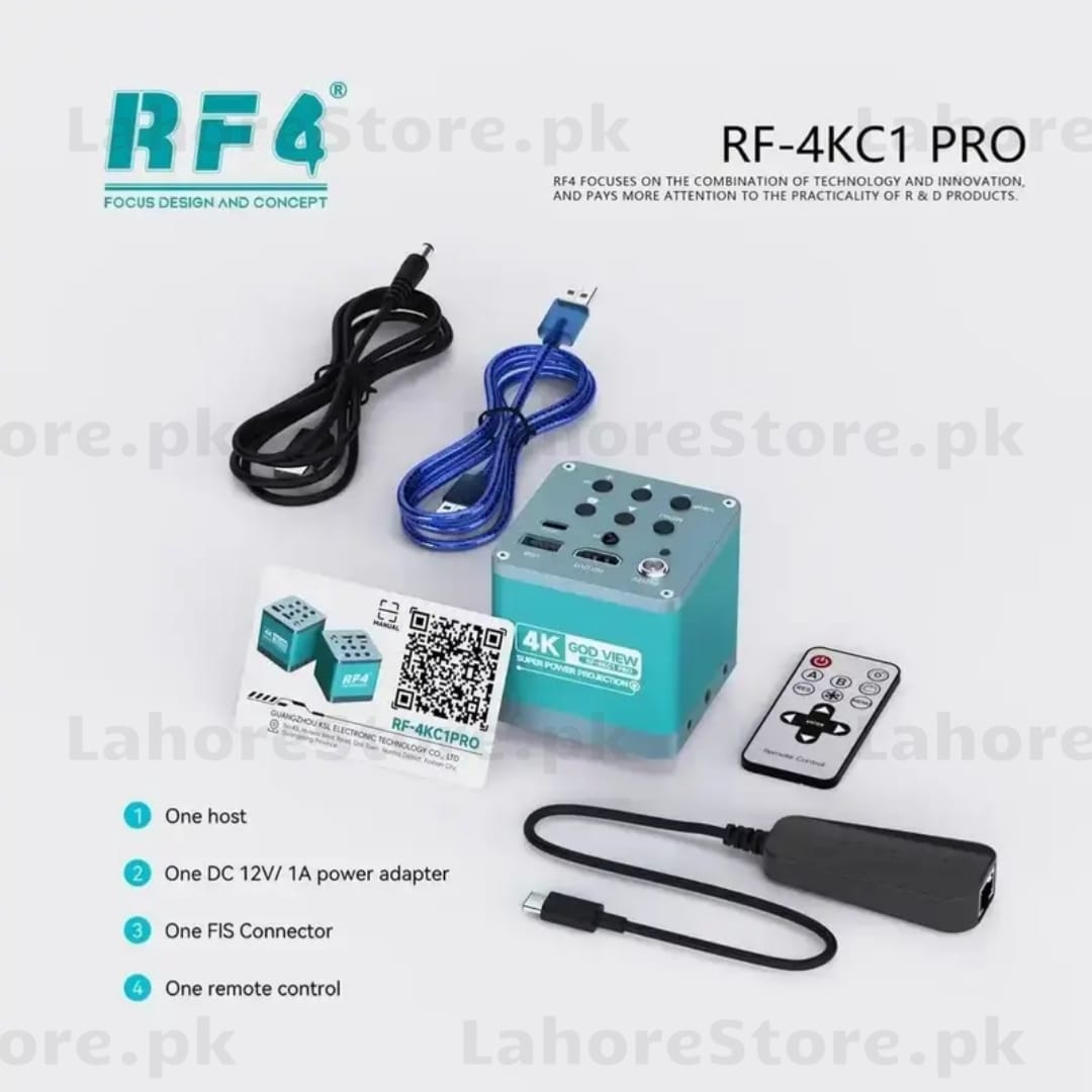 RF 4KC1 PRO HDMI Camera for Microscope – 4K Ultra HD Industrial Camera