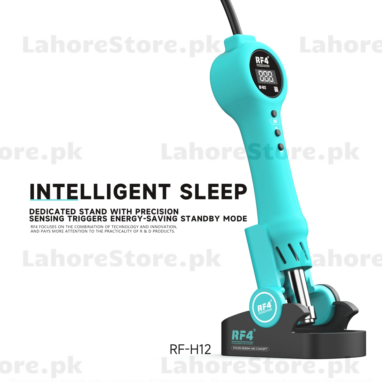 RF H12 Hot Air Gun – Professional Heat Gun for Electronics Repair | LahoreStore