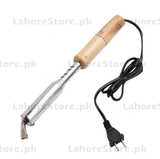 Wood Handle 150W Soldering Iron (Blue) – Extra Heavy Duty Electric Soldering Iron | LahoreStore