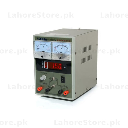 YH 1501T Adjustable DC Power Supply | 0–15V 0–1A Bench Power Supply