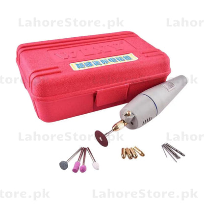 PCB Mini Drill Machine – Electric Rotary Drill Grinder & Polishing Tool Set | LahoreStore