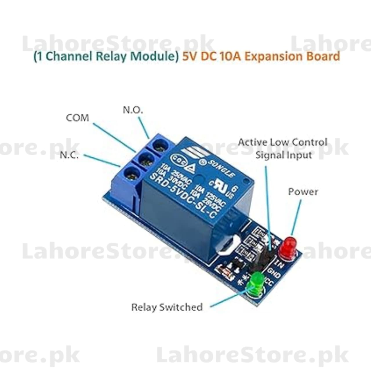 1 Channel Relay Module 5V for Arduino, Raspberry Pi & Microcontroller Projects