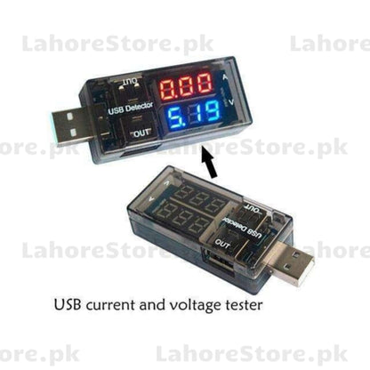 Dual USB Detector Current Voltage Tester 3V-9V – Double USB Display Meter