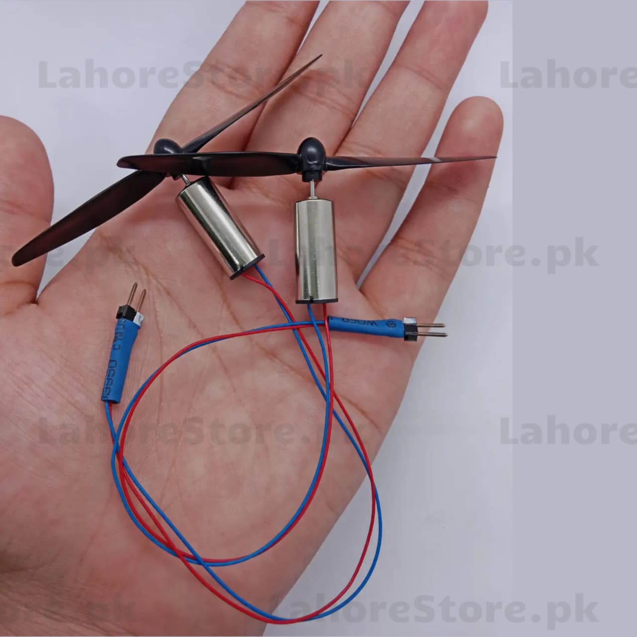 2 pair Micro 3V DC Helicopter Coreless Motor With Propeller (2 moter & 2 Propeller