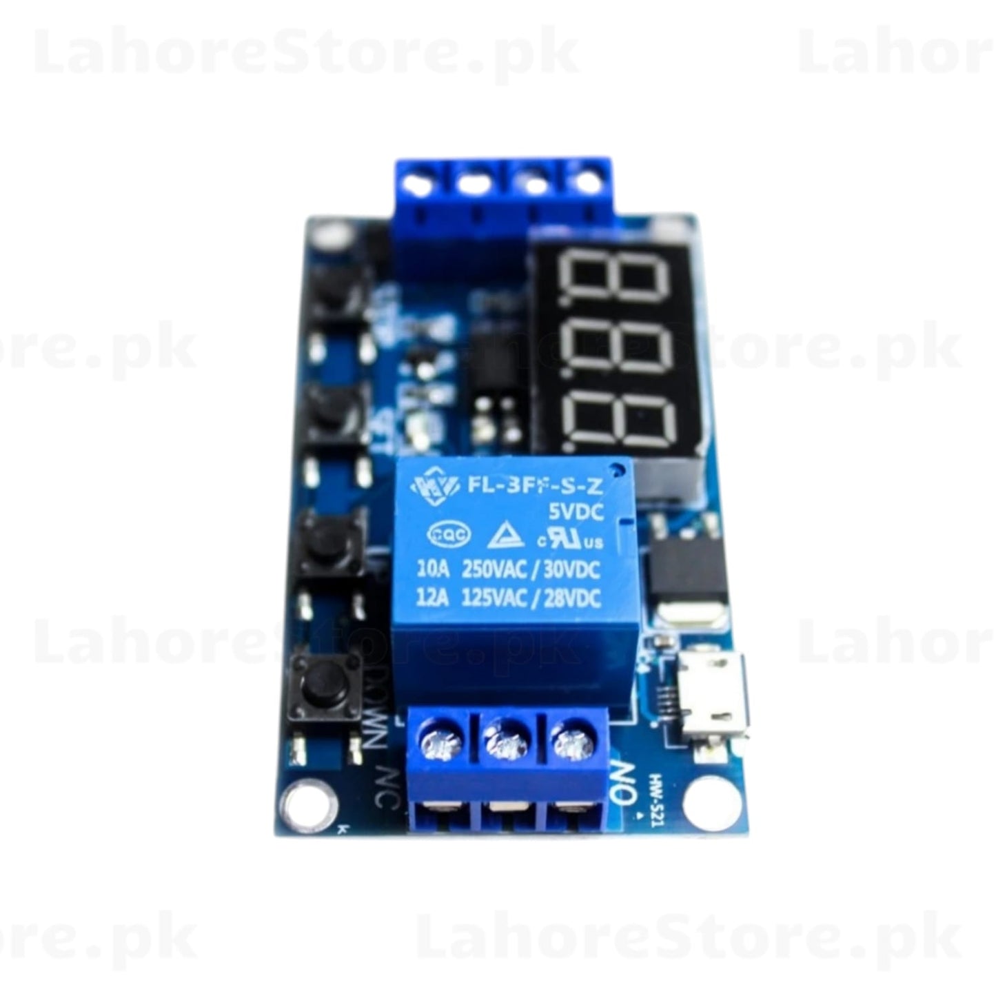 DC 6-30V Digital Timer Relay Module LED Display Programmable Delay Cycle Timer Switch