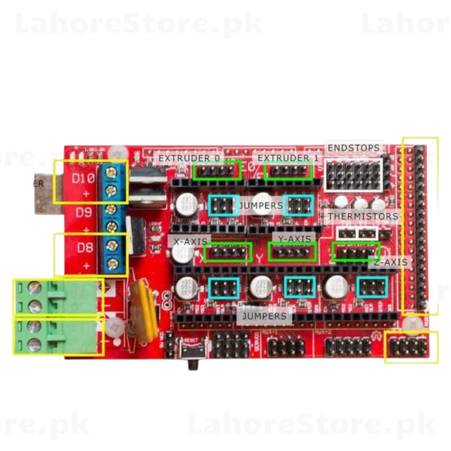 RAMPS 1.4 RepRap Arduino Mega Pololu Shield 3D Printer Controller Board