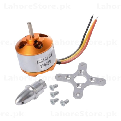 A2212 2200KV Brushless DC Motor High Speed Outrunner Motor for RC Drone Aircraft DIY Projects