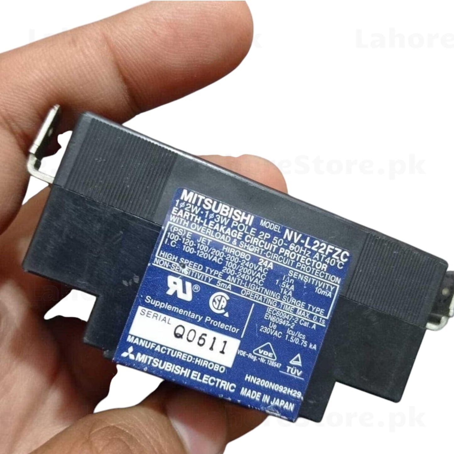 Mitsubishi NV-L22FZC Earth Leakage Circuit Protector 24A 2P (5mA)