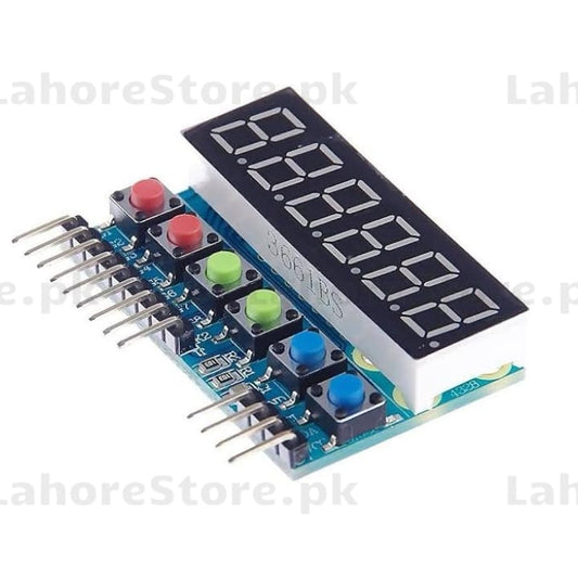 TM1637 4-Digit 7-Segment LED Display Module for Arduino & Raspberry Pi – Digital Clock Display