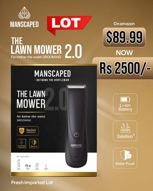 MANSCAPED® Lawn Mower® 2.0 – Waterproof Groin & Body Trimmer (Lot)