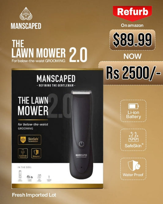 MANSCAPED® Lawn Mower® 2.0 – Waterproof Groin & Body Trimmer (Refurb)