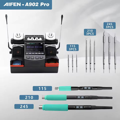 AIFEN A902 Soldering Station – Compatible with C210, C115 & C245 Tips