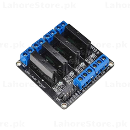 4 Channel Solid State Relay Module 5V Low Level Trigger for Arduino