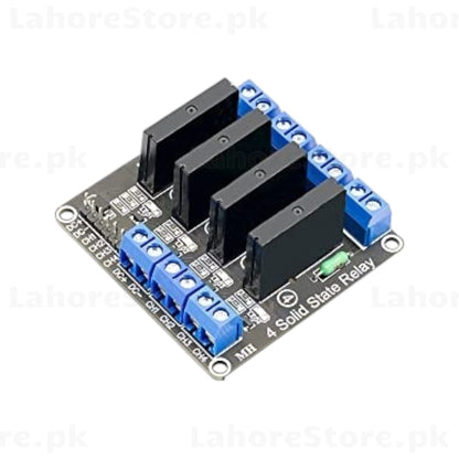 4 Channel Solid State Relay Module 5V Low Level Trigger for Arduino