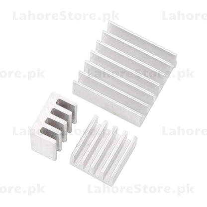 Raspberry Pi Heatsink Kit – 3pcs Aluminum with Thermal Adhesive