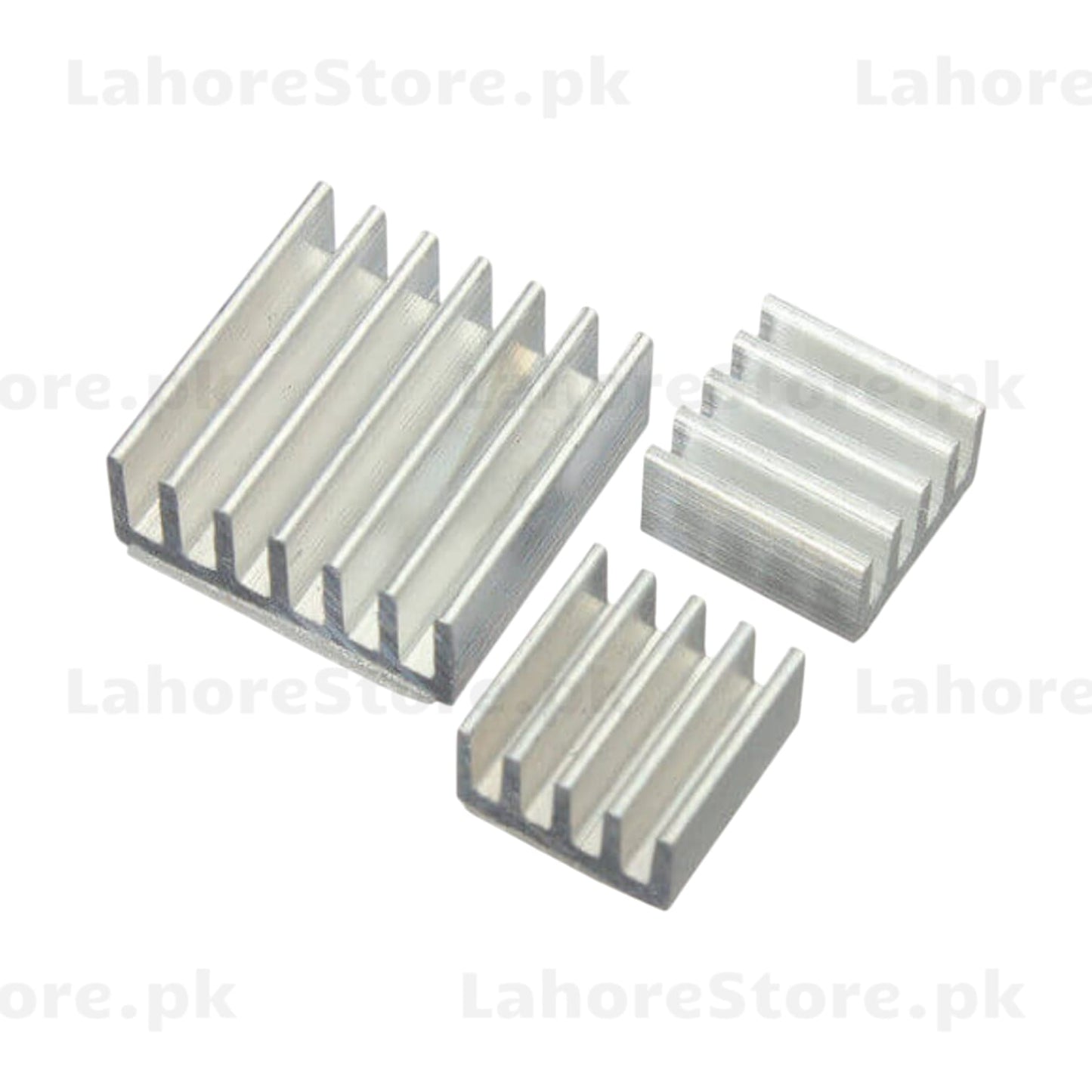 Raspberry Pi Heatsink Kit – 3pcs Aluminum with Thermal Adhesive
