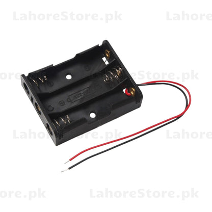 3x AA Battery Holder with Wire Leads