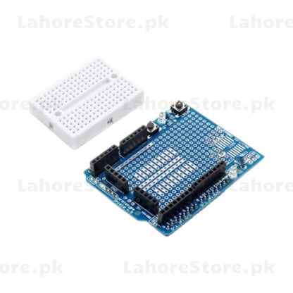 Arduino Proto Shield with Mini Breadboard