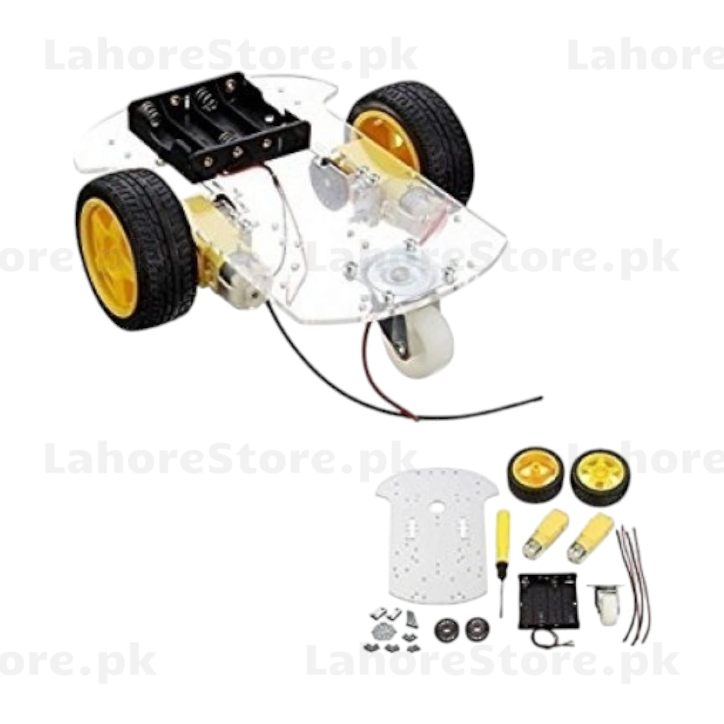 2WD Robot Car Chassis Kit for Arduino & DIY Projects
