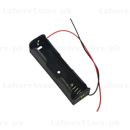 18650 Single Cell Battery Holder with Wire Leads
