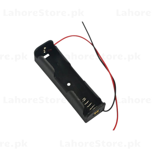 18650 Single Cell Battery Holder with Wire Leads
