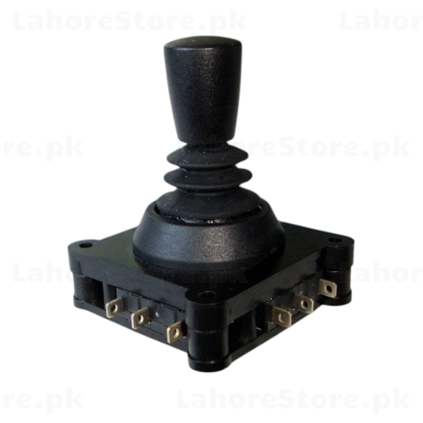 OMTER Arcade Joystick – bottom view showing microswitch terminals and restrictor gate