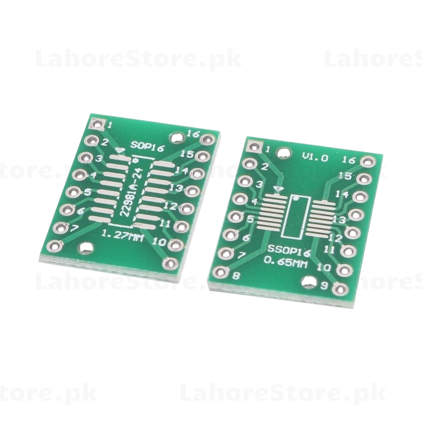 SOP16 SSOP16 to DIP16 SMD Adapter PCB Board Pack of 2