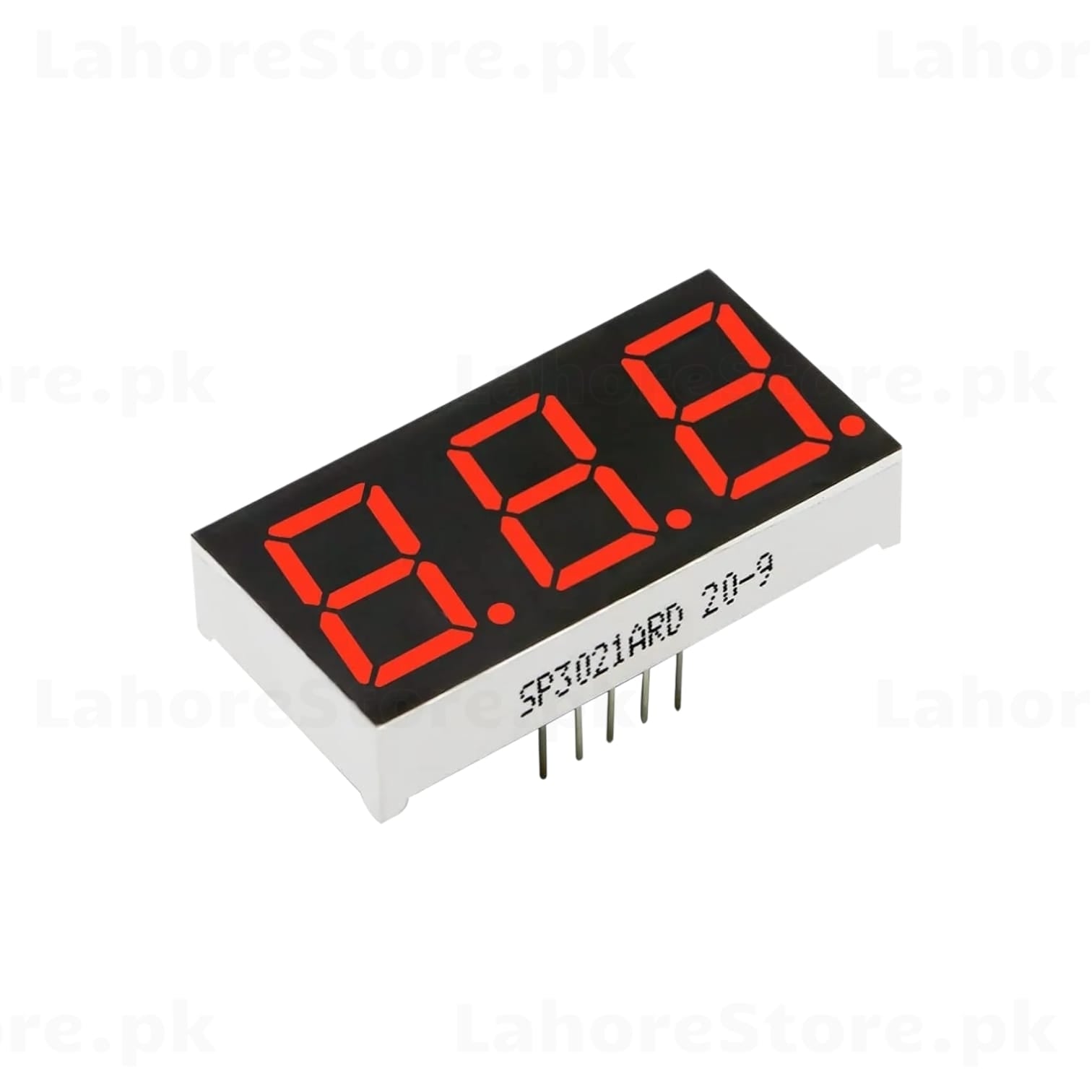SP3021ARD 3-Digit Red 7-Segment LED Display through-hole