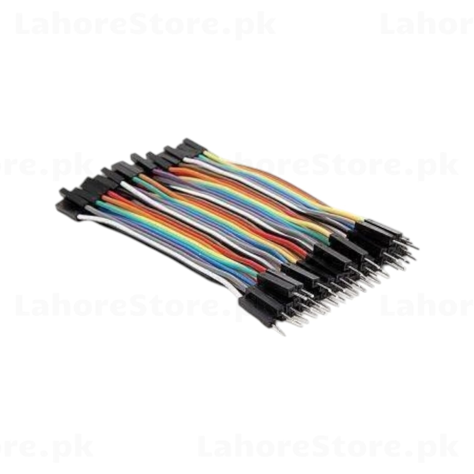 40-Piece Male to Female Jumper Wires 20cm Rainbow Color Dupont Cables