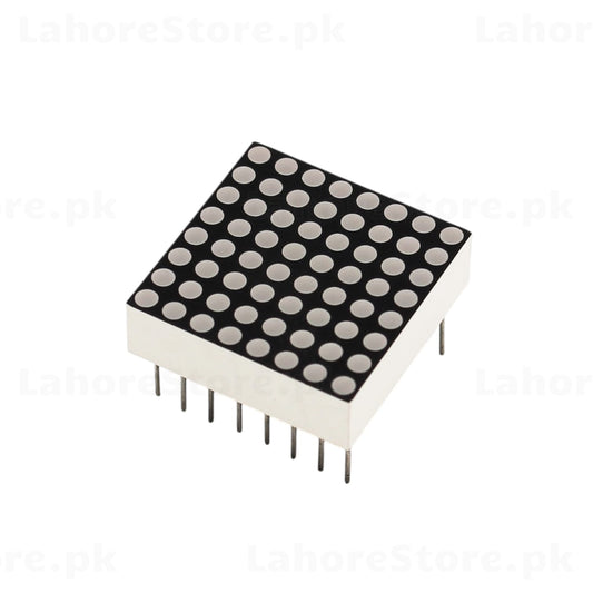 8x8 Red LED Dot Matrix Display Single Color Through-Hole