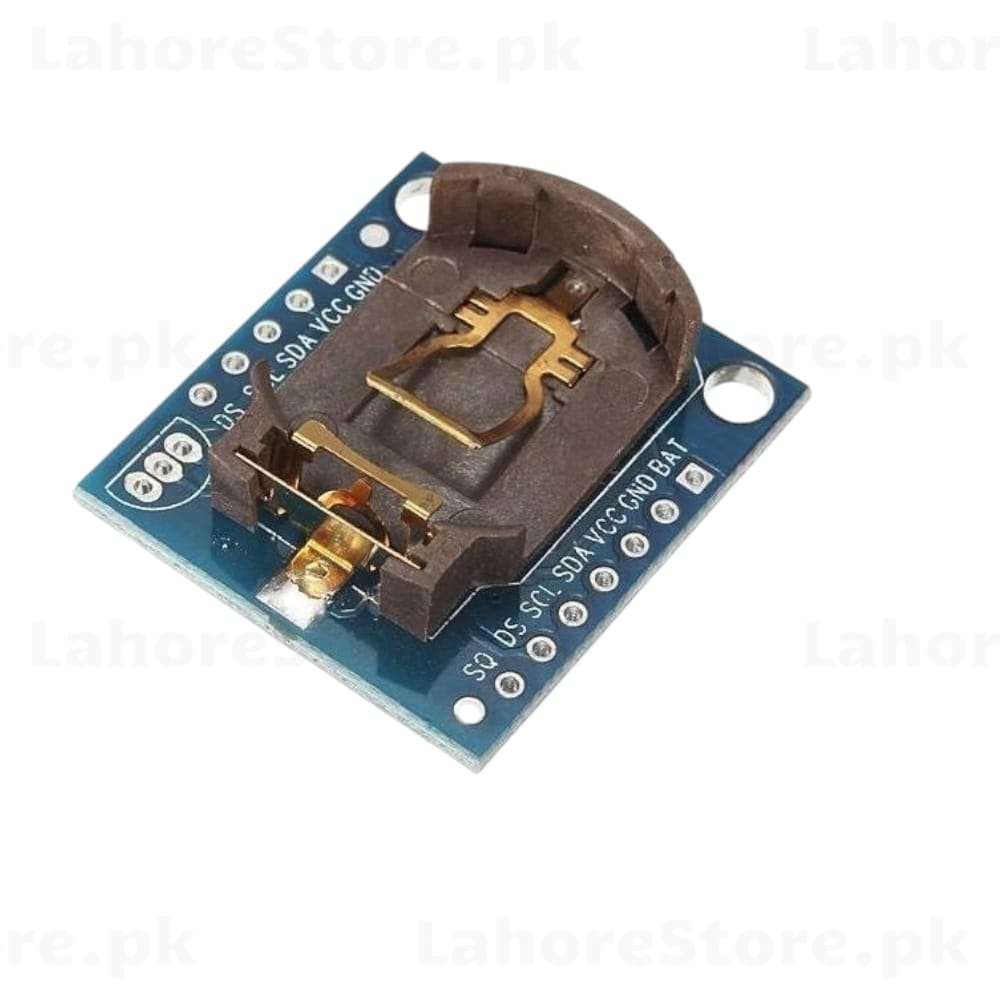 DS3231 RTC I2C Real Time Clock module with CR2032 coin cell battery holder blue PCB