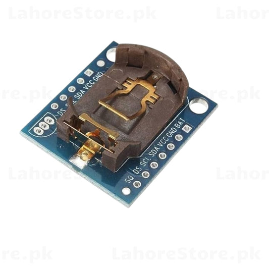 DS3231 RTC I2C Real Time Clock module with CR2032 coin cell battery holder blue PCB