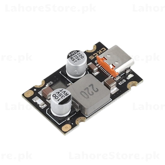 CKCS USB Type-C 65W Fast Charging Buck Converter Module black PCB
