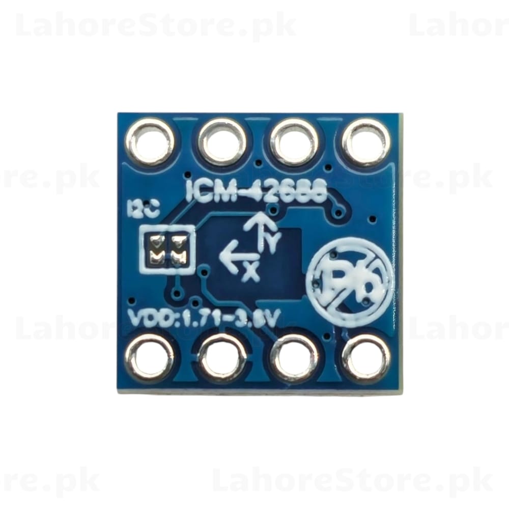 ICM-42688 IMU Module back view showing VDD 1.71-3.6V