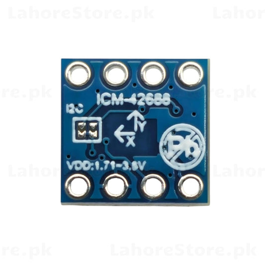 ICM-42688 IMU Module back view showing VDD 1.71-3.6V