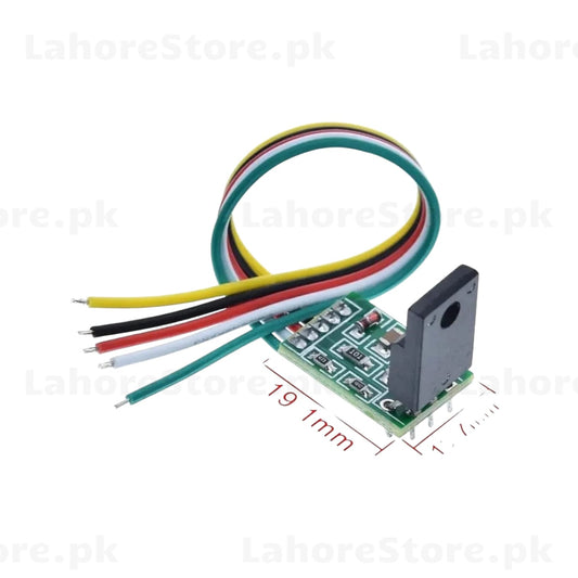 Hall Effect Current Sensor Module PCB dimensions 19.1mm