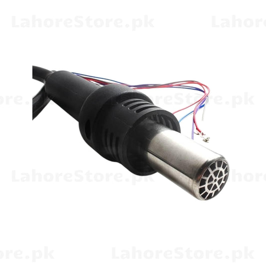 Hot air gun handle wand with stainless steel nozzle and honeycomb tip for 858D rework station