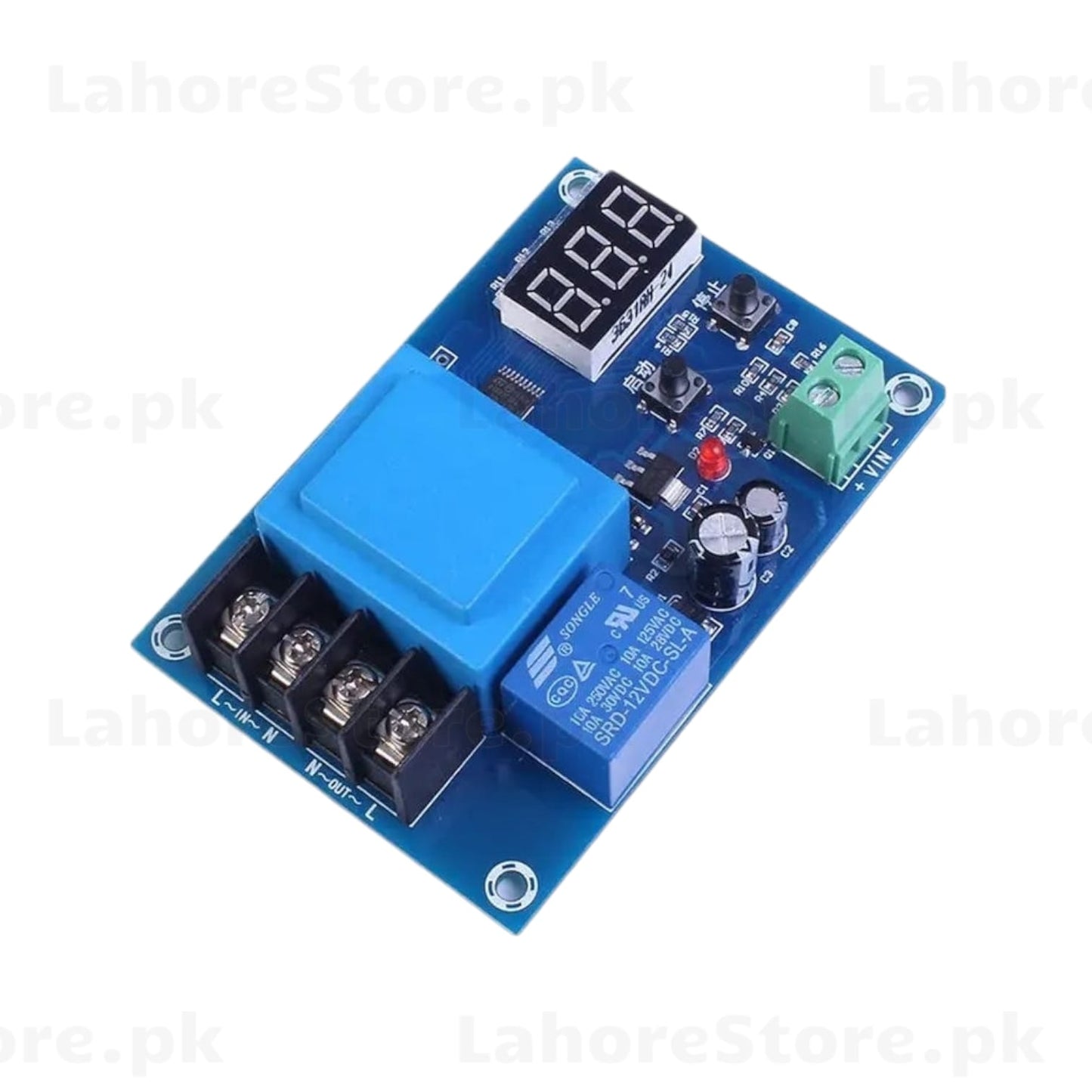 Battery Charging Control Module 12V AC DC with 3-digit LED display and Songle relay