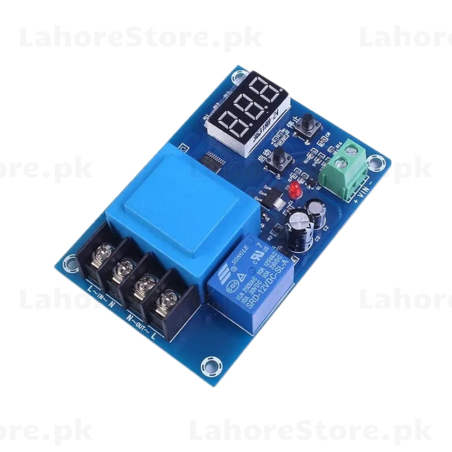 Battery Charging Control Module 12V AC DC with 3-digit LED display and Songle relay