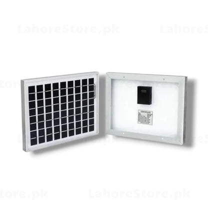 5W 18V Polycrystalline Solar Panel open view with junction box and certificate