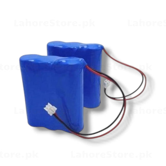 3S 18650 Li-ion battery pack 11.1V blue heat shrink with JST connector