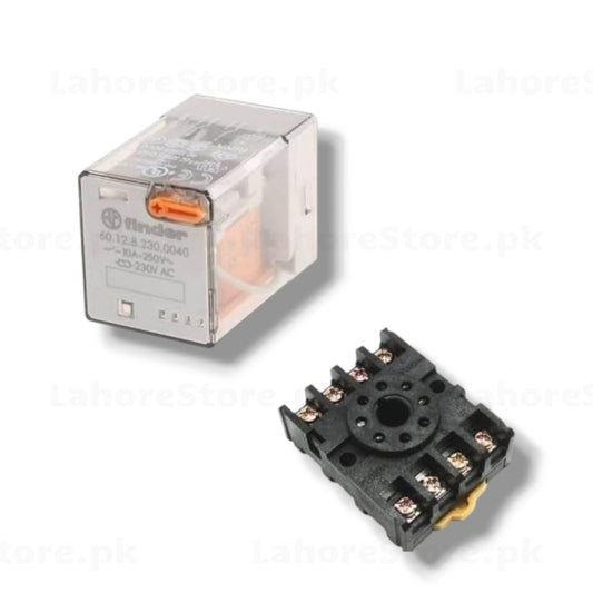 Finder 40.13 Relay with 11-pin socket base